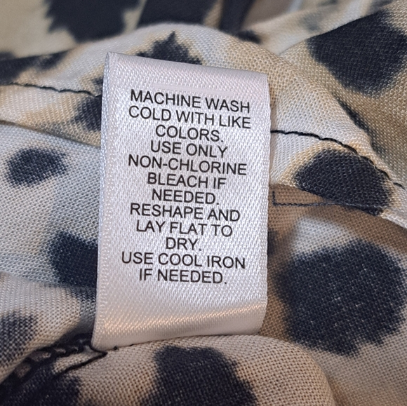 Cato Leopard Print Peplum Top - Picture 6 of 7